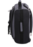 MiniMAX Childrens/Kids Luggage Carry On Trolley Suitcase with Backpack and Pouch for Your Favourite Doll/Action Figure/Bear (Black/Teddy)