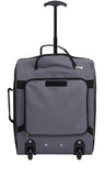 MiniMAX Childrens/Kids Luggage Carry On Trolley Suitcase with Backpack and Pouch for Your Favourite Doll/Action Figure/Bear (Black/Teddy)