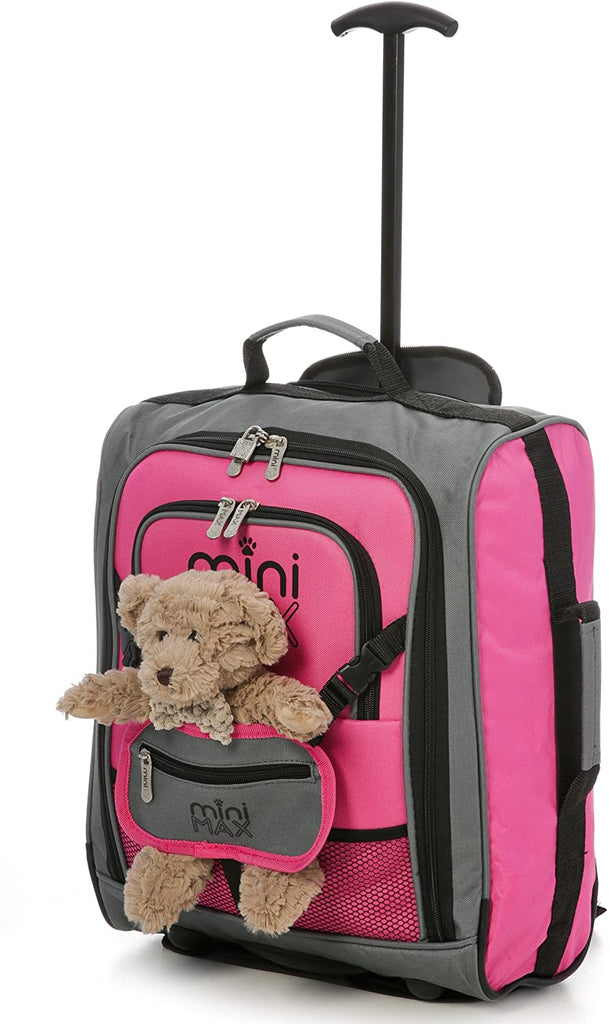 MiniMAX (45x36x20cm) Easyjet Maximum Cabin Trolley/Carry On Suitcase with Backpack and Pouch, Pack The Max
