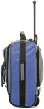 MiniMAX Childrens/Kids Luggage Carry On Trolley Suitcase with Backpack and Pouch for Your Favourite Doll/Action Figure/Bear(Blue)