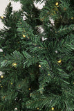 Olsen & Smith 6ft (6 Feet) 1.8m 700 Tips Pre Lit Christmas Tree with Lights (300 Warm White LED Lights) Festive Artificial Pine Indoor Xmas tree