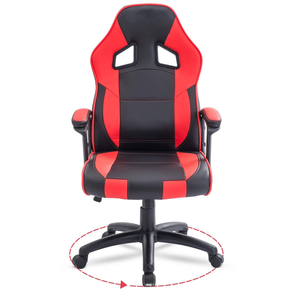 Executive Office Desk Chair Swivel PC Computer Office Desk Chairs with Arms and Back Support for Home & Office & Gaming Chair Use for Adults - Packed Direct UK