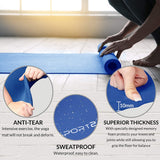 Sport24 Yoga Mat NBR Non-slip Multipurpose- Pilates, Ab workouts, Stretching, Push ups, Gymnastics- 183cm X 62cm X 1cm with Carry Strap- Men/Women