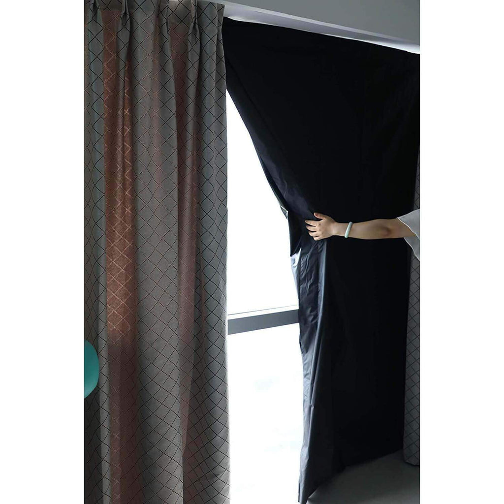Olsen & Smith Blackout Blind Portable, 100% Blackout Blinds for Windows for Bedroom, Stick On with Suction Cup or Tape, For Home Travel Adults Children & Baby - Packed Direct UK