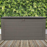 Olsen & Smith Large 680L Plastic Garden Bench Storage Box - Packed Direct UK