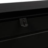 Olsen & Smith Outdoor Plastic Garden Storage Box Bench Shed -Weatherproof Sit On Wood Effect Chest (830L, Anthracite) - Packed Direct UK