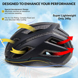 SPORT24 Lightweight Bike Cycle Helmet Road Bike Cycling Safety Helmet for Men Women (Fits Head Sizes 58-61cm) Black White - Packed Direct UK