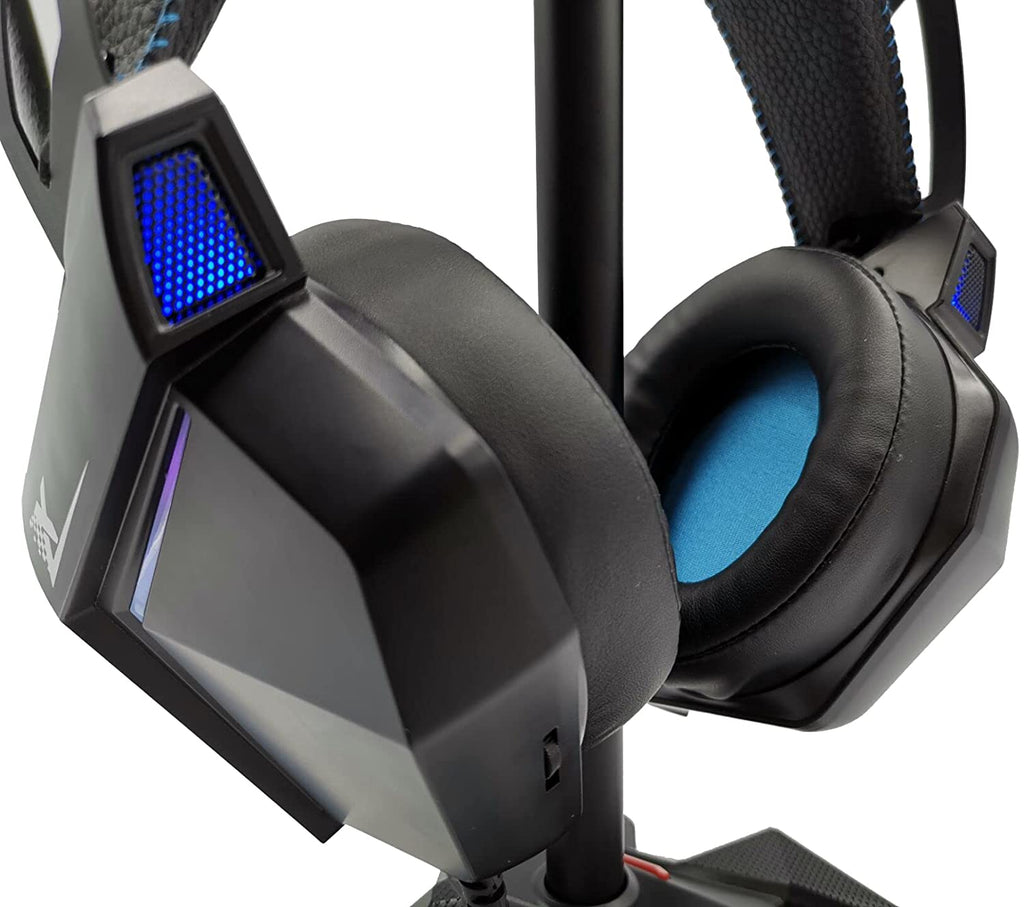 XTREME by O&S RGB Gaming Headset Stereo Surround Sound Gaming Headphones with LED Lights & Adjustable Mic for PS4 PS5 PC Xbox One Nintendo Switch Mac - Packed Direct UK