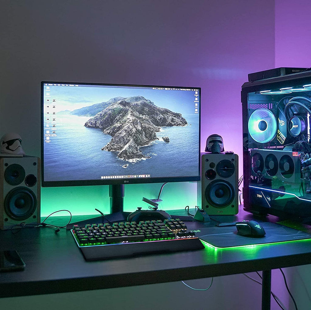 XTREME RGB Backlit Mechanical Gaming Keyboard USB Wired Rainbow Keyboard for PC Gaming with Wrist Rest - UK Qwerty Layout - Black - Packed Direct UK