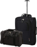 5 Cities Set of 2 Hand Luggage Set Including Ryanair Cabin Approved 21