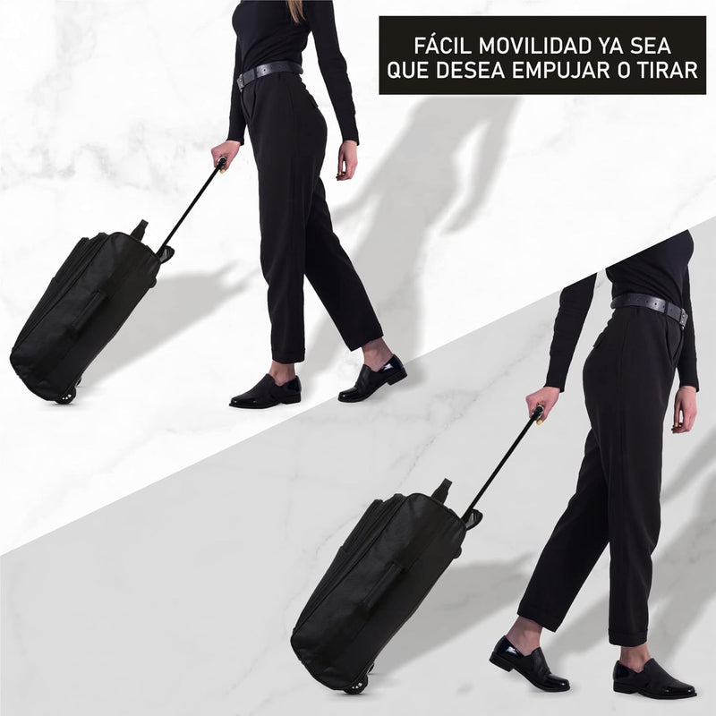 5 Cities 56x45x25 Trolley Bag EasyJet/British Airways/ Jet2 Maximum Cabin Approved Carry On Suitcase 60L Capacity with 2 Wheels Lightweight Travel 2 Year...