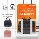 Aerolite New Summer 2023 Easyjet Maximum Size 45x36x20cm Hand Cabin Luggage Approved Hard Shell Travel Carry On Holdall Shoulder Under Seat Flight Bag with 2 Year Warranty charcoal