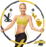 Copy of Sport24 Weighted Gym Hula Hoop Fitness Exercise Ring 0.9KG Soft & Adjustable Kids/Adult