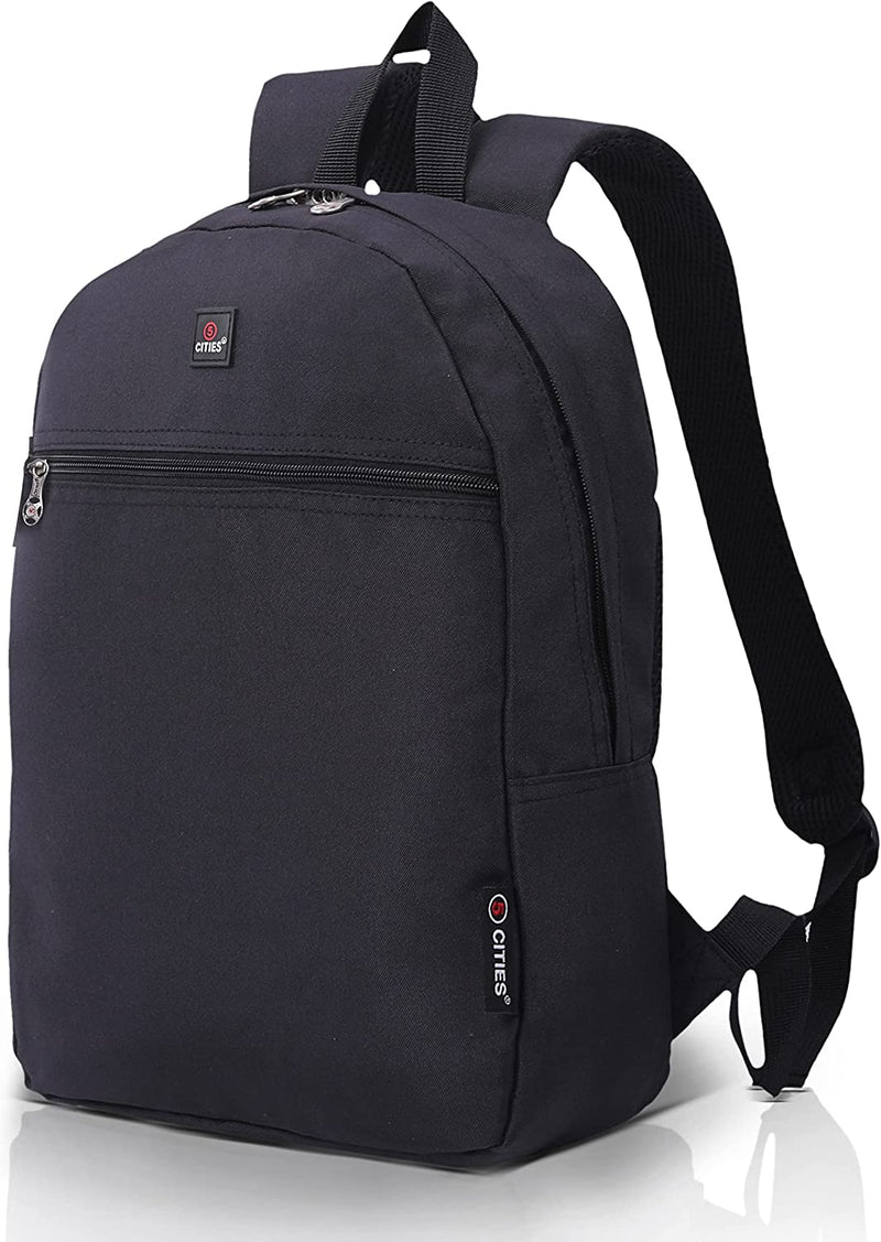 5 CITIES 40x30x10 New and Improved 2022 British Airways, Virgin Atlantic, EasyJet Holdall Cabin Luggage Under Seat Flight Bag, Black