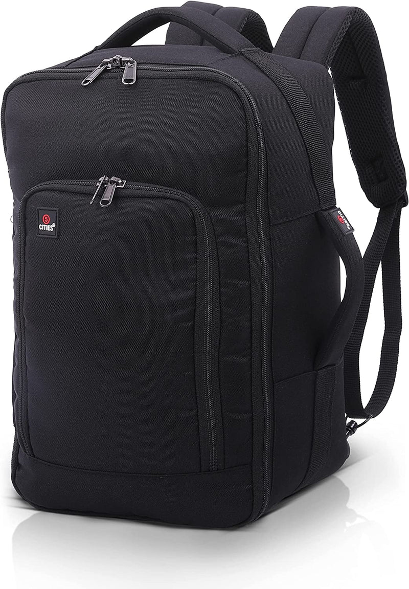 5 Cities New Winter 2022 Ryanair 40x20x25 Maximum Size Hand Cabin Luggage Approved Carry On Travel Holdall Backpack Rucksack Shoulder Bag Flight Bag Lightweight 2 Year Warranty