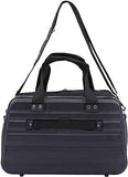 Aerolite Ryanair Maximum Size 40x20x25cm Hand Cabin Luggage Approved Hard Shell Travel Carry On Holdall Shoulder Under Seat Flight Bag 40x20x25 Black