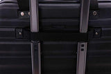 Aerolite Ryanair Maximum Size 40x20x25cm Hand Cabin Luggage Approved Hard Shell Travel Carry On Holdall Shoulder Under Seat Flight Bag 40x20x25 Black