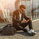 Aerolite Ryanair Maximum Size 40x20x25cm Hand Cabin Luggage Hard Shell Travel Carry On Holdall Shoulder Under Seat Flight Bag 40x20x25 Charcoal Set of 2