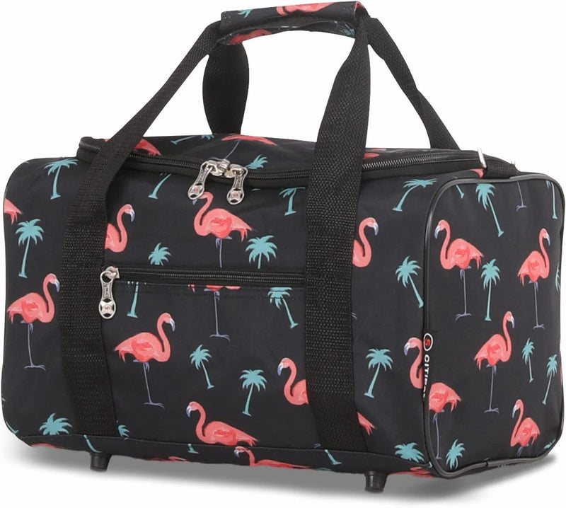 5 Cities 40x20x25 Ryanair Maximum Sized Travel Carry On Under Seat Cabin Holdall Lightweight – Take The Max on Board! with 2 Year Warranty