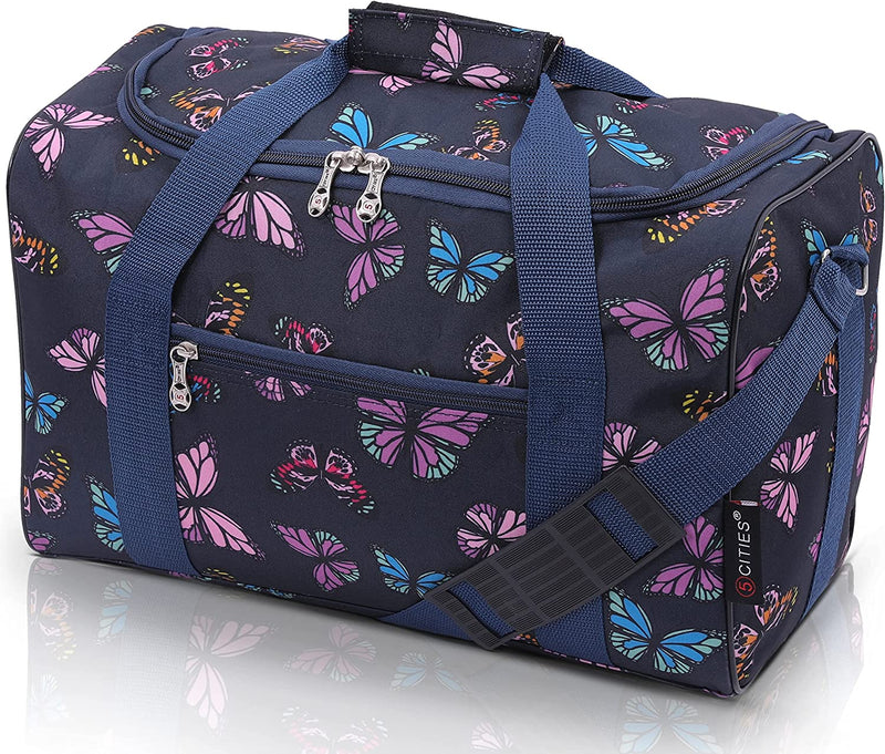 5 Cities 40x20x25 Ryanair Maximum Sized Travel Carry On Under Seat Cabin Holdall Lightweight – Take The Max on Board! with 2 Year Warranty