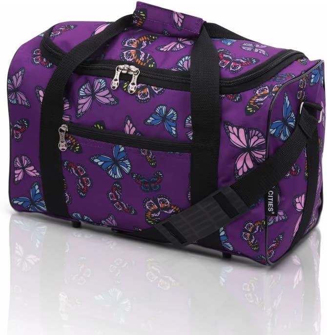 5 Cities 40x20x25 Ryanair Maximum Sized Travel Carry On Under Seat Cabin Holdall Lightweight – Take The Max on Board! with 2 Year Warranty