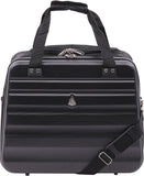 Aerolite New Summer 2023 Easyjet Maximum Size 45x36x20cm Hand Cabin Luggage Approved Hard Shell Travel Carry On Holdall Shoulder Under Seat Flight Bag with 2 Year Warranty (Black)