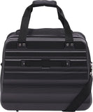 Aerolite New Summer 2023 Easyjet Maximum Size 45x36x20cm Hand Cabin Luggage Approved Hard Shell Travel Carry On Holdall Shoulder Under Seat Flight Bag with 2 Year Warranty (Black)