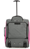 Aerolite MiniMAX Fits easyJet 45x36x20 New 2021 Hand Cabin Luggage Under Seat Trolley Backpack Carry On Cabin Hand Luggage Bag, 45x35x20cm, Pink