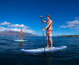 AQUA SPIRIT Inflatable Stand up Paddle Board SUP TEMPO Package | 10’6 x 32” x 6” | Adult Beginners/Experts | 120KG Limit | Paddle, Backpack, Pump, Go Pro Mount, Change Mat, Phone Case Blue