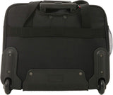 Aerolite Ryanair Priority Boarding, Easyjet Plus, BA, WizzPriority, Jet2 Approved Rolling Padded Laptop Case Bag 2 Wheels - Fits up to 15.6", Overnight Trolley Business Hand Cabin Luggage Case (Black)