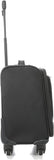 Aerolite Rolling Padded Laptop Case Bag 4 Wheels - Fits up to 15.6", Overnight Trolley Business Hand Cabin Luggage Case easyJet Plus/Flexi/Up Front/Extra Legroom, British Airways & Jet2 Approved Black