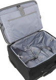 Aerolite Rolling Padded Laptop Case Bag 4 Wheels - Fits up to 15.6", Overnight Trolley Business Hand Cabin Luggage Case easyJet Plus/Flexi/Up Front/Extra Legroom, British Airways & Jet2 Approved Black