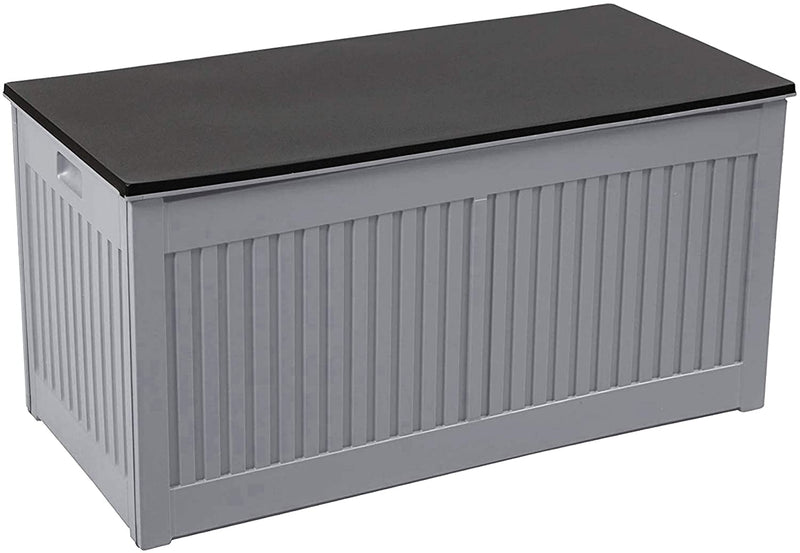 Olsen & Smith Medium 270L Plastic Garden Bench Storage Box - Packed Direct UK