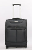 Aerolite Lightweight 2 Wheel 34L Carry On Hand Cabin Luggage Suitcase - Approved for Ryanair, easyJet, British Airways, Flybe and Many More - Black