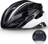 SPORT24 Lightweight Bike Cycle Helmet Road Bike Cycling Safety Helmet for Men Women (Fits Head Sizes 58-61cm) Black White