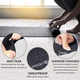 Sport24 Yoga Mat NBR Non-slip Multipurpose- Pilates, Ab workouts, Stretching, Push ups, Gymnastics- 183cm X 62cm X 1cm with Carry Strap- Men/Women - Packed Direct UK